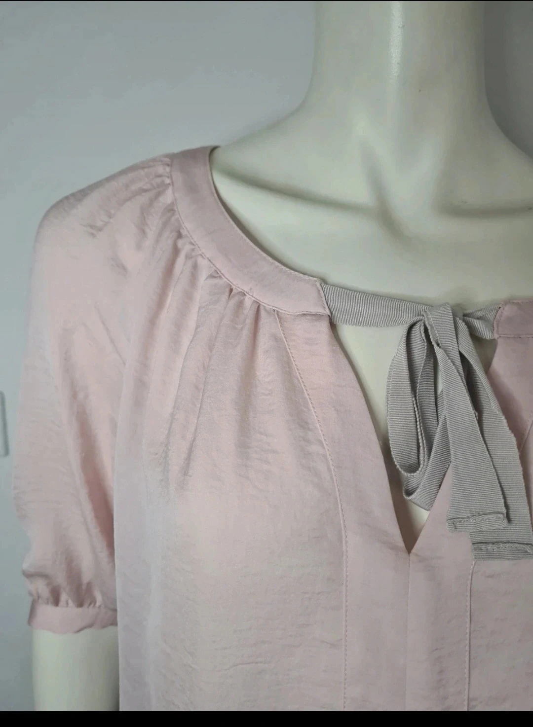 Blouse rose perlé 36